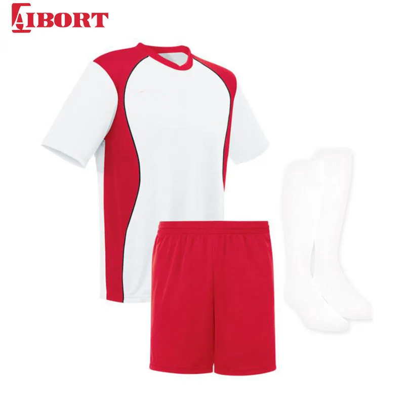Aibort sublimation cheap custom  long sleeve soccer wear/soccer jersey/soccer shirt goal keeper soccer jersey set wholesale