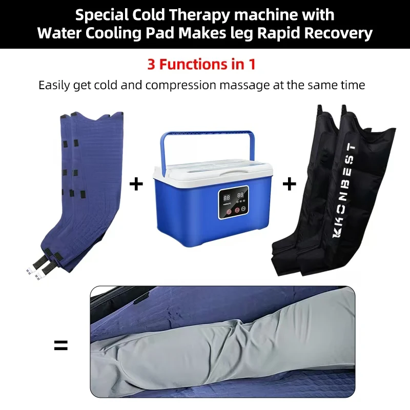 KONBEST Electric Physical Therapy Cryo Ice Pack Circulation Machine for Knee Recovery