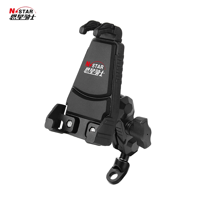 Держатель для телефона Aquila, новый дизайн, двойная розетка 6 см, держатель для телефона для мотоцикла, велосипеда, зеркало заднего вида, установка отверстия M10