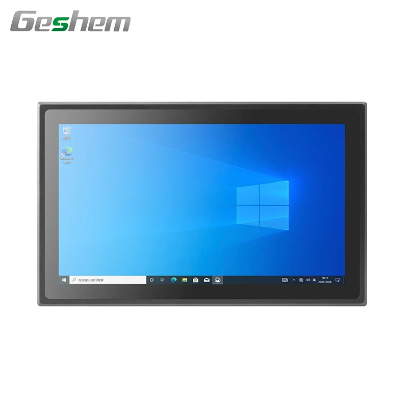 18 Inch Capacitive Touch Screen Ip65 Waterproof Veicle Panel PC with USB RS232 Port