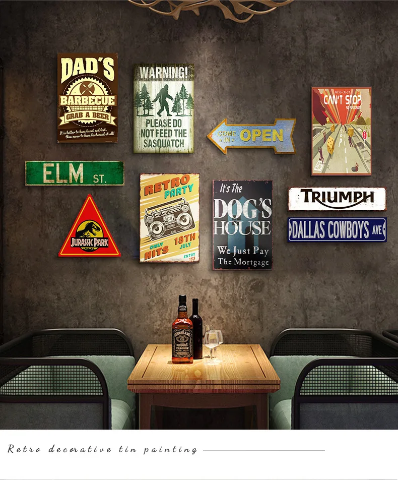 Custom license plate metal signs funny  Novelty Retro Wall Decor,metal signs  for Home Gate Garden Bars Restaurants Cafes Office