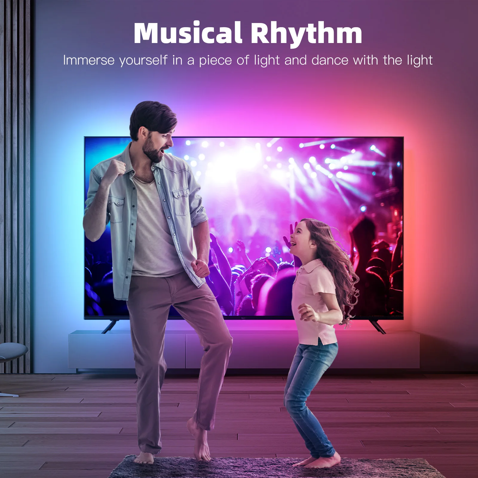 Hdmi Sync Box With Led Tv Backlight HDMI 2.0 Sync Box TV LED Backlight Kit Immersion Ambient Lighting Strips