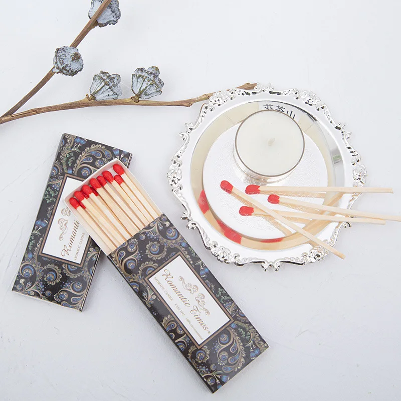 Japanese-style simple aromatherapy candle matches 12 PCs puppet matches box aromatherapy candle accessories color boxed matches