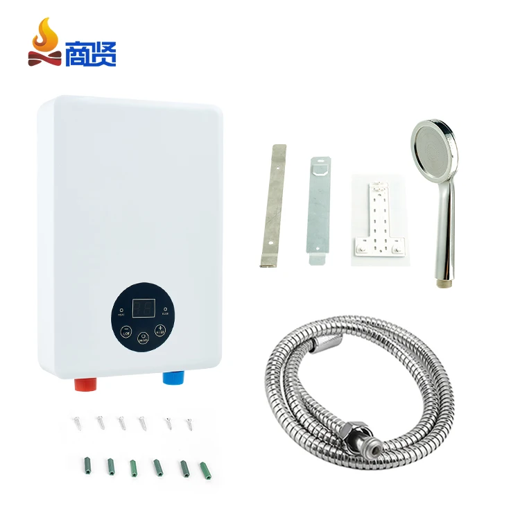 Ce Cb Certificate Thermostat Induction Bathroom Shower Instant Electric Water Heater
