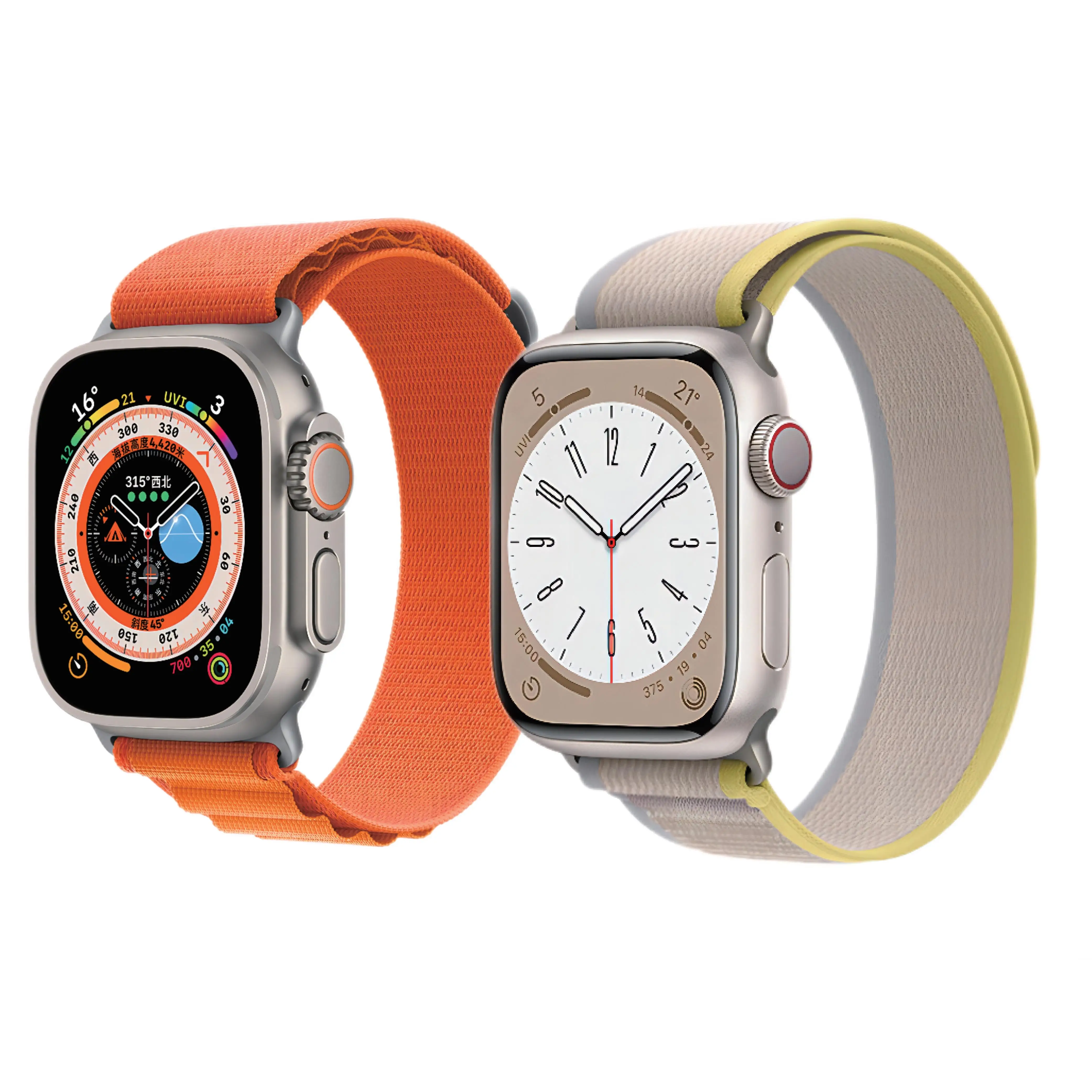 Wholesale Alpine Loop Strap Luxury Nylon Watch Bands Watchband For Apple Watch Ultra 49mm 45mm For Apple Watch Strap 8