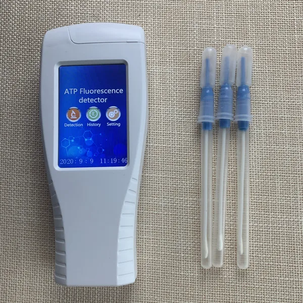 Atp fluorescent microbial detector hand held portable atp bacteria meter
