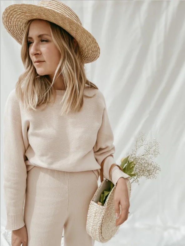 Hot Selling Color Dot Cotton Knitted Clothing Long Sleeve Baby Knit Pants Parent-Child Women Sweater Two-Piece Set