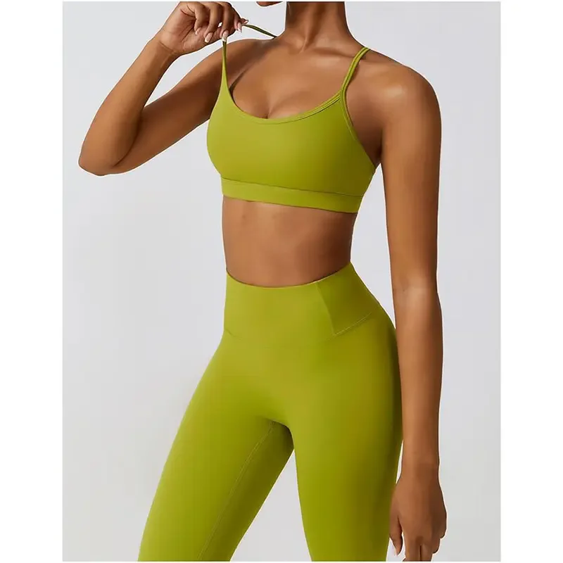 2024 Custom High Quality Crop Top 3 Piece Plus Size Fitness Yoga Sets Sportswear High Waist Leggings For Women