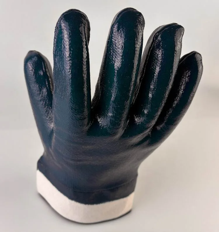 Yulan DNC304 Construction Nitrile Coated Heavy Duty Work Glove Oil & Chemical Resistant