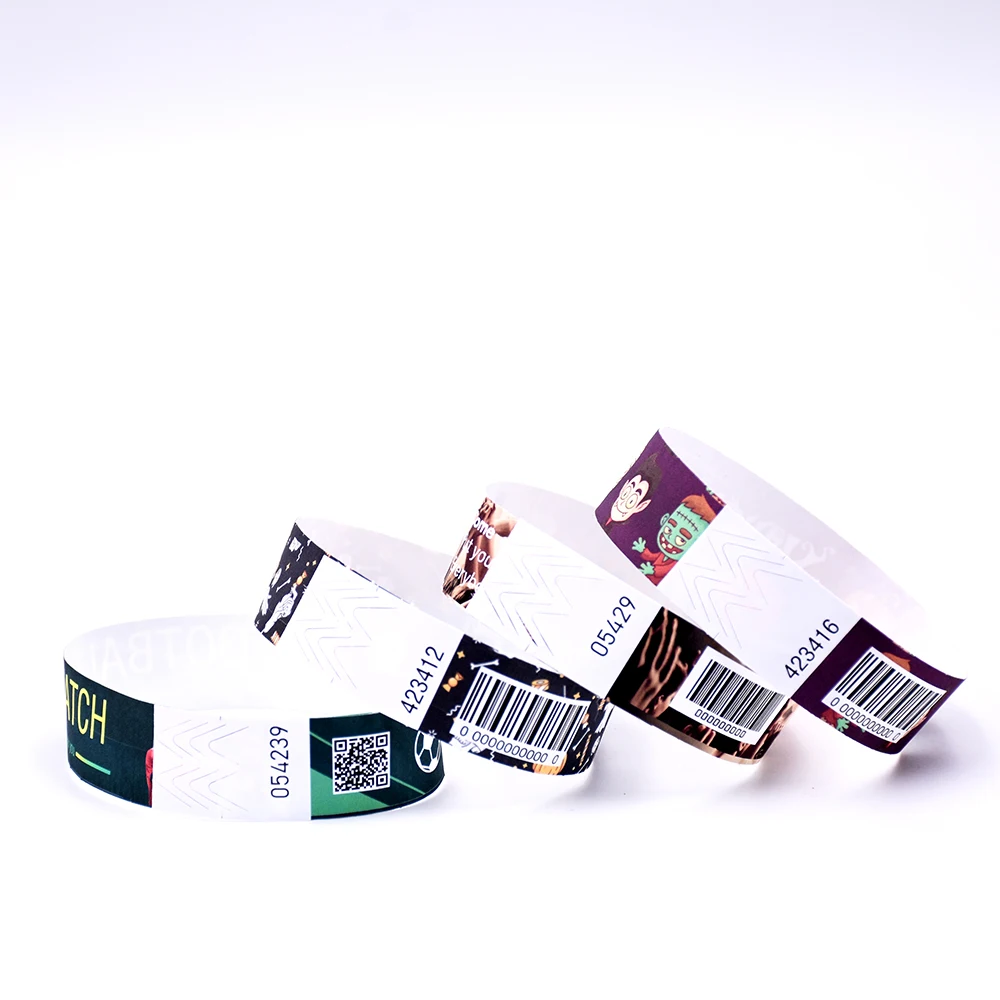 
Printable Tyvek Paper wristbands Plastic Event Wristbands For events 
