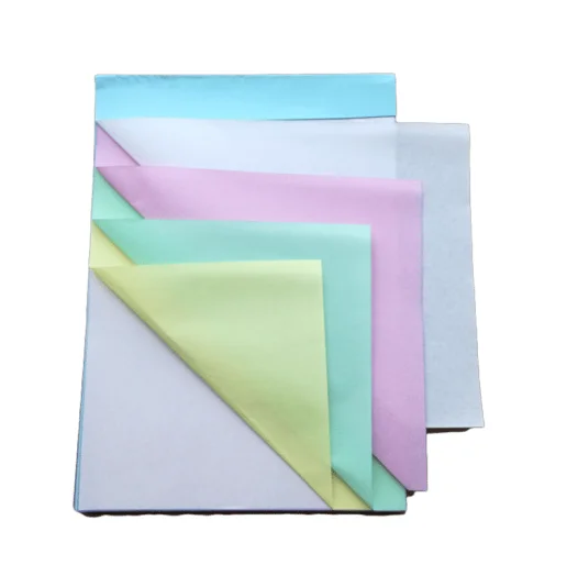 customized high quality 100% Original Wood Pulp Carbonless paper/ NCR Paper for Printing