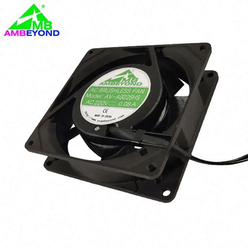 110 volt cooling fan 92mm x 25mm 220-240v 0.08/0.07a cooler supplier 4 threads