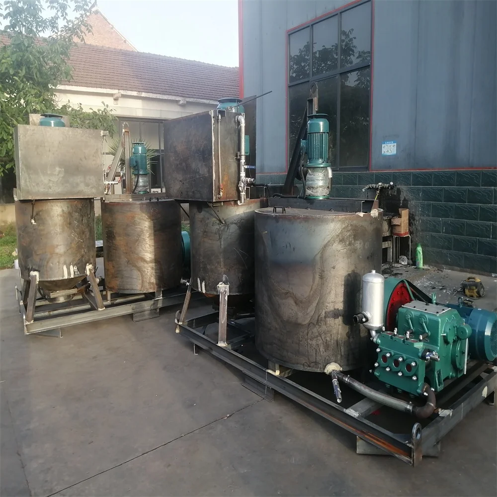 FAE CMSC500/1000E Jet Grouting Mixer and Agitator Electric Pumps and Automatic Mixer All in One Container Fill Voids and Joints Valved Pump