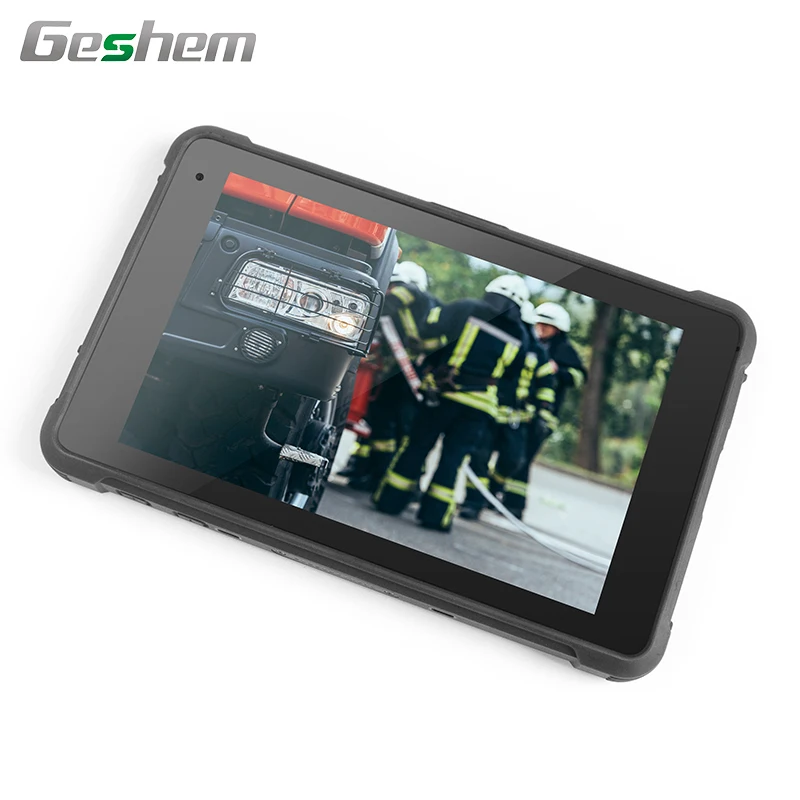 New product win10 industrial tablet pc 8 inch rugged tablet nfc fingerprint rJ45 rS232