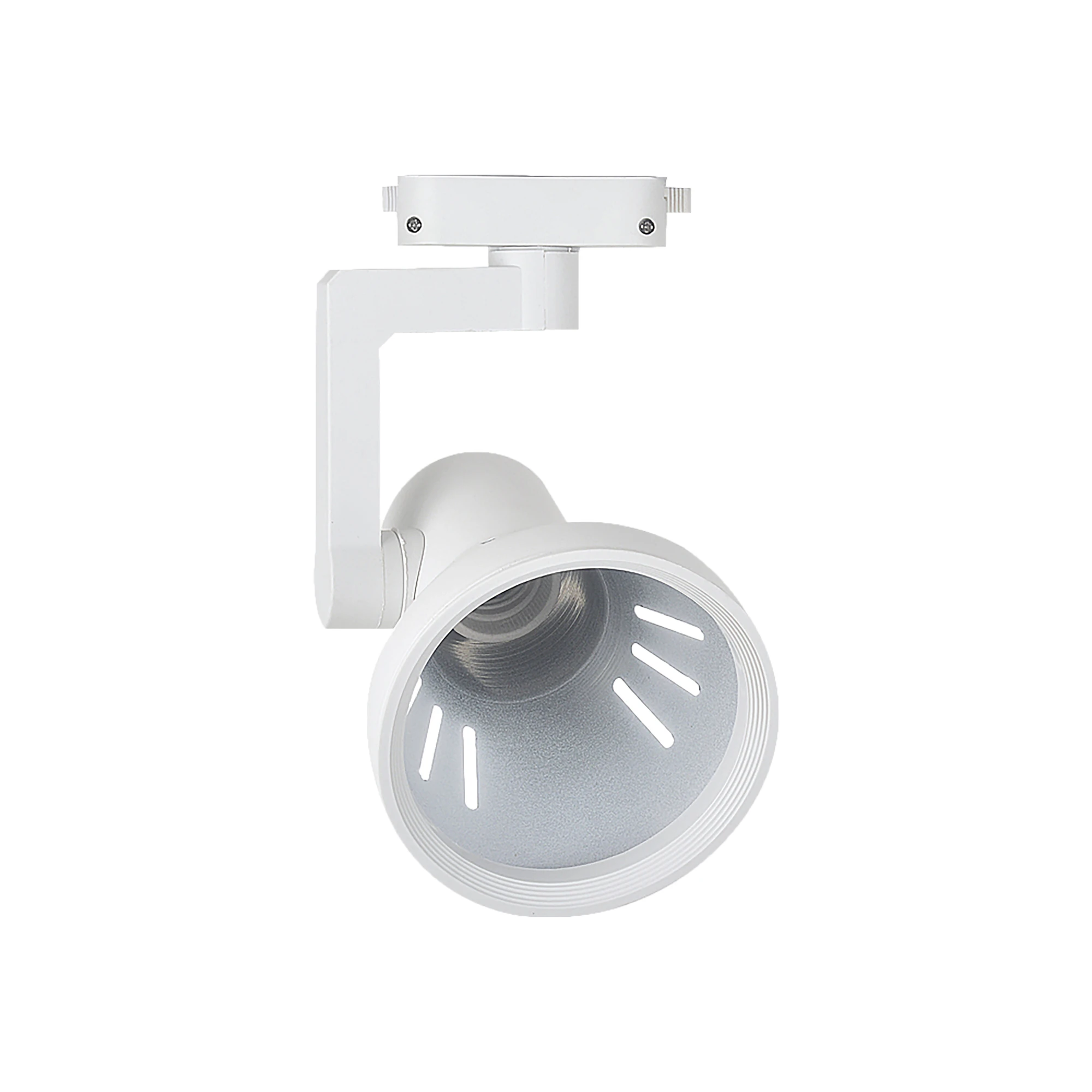 
JHOW KP9 High Quality Track Light iron LED Housing Without Par30 Black and White Nine Holes Horn Shape Track Light Housing 