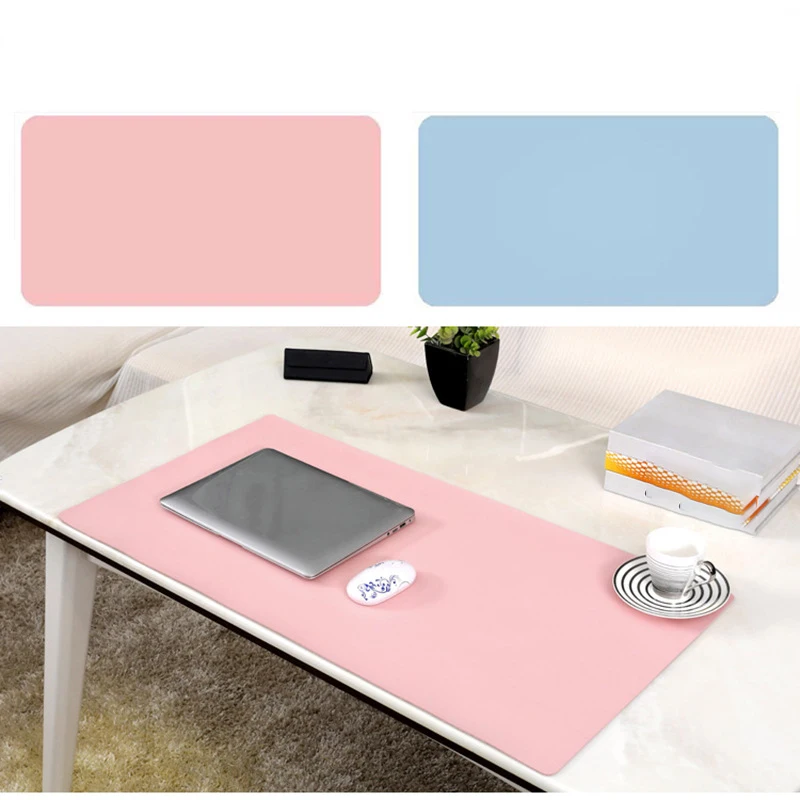 Multi-color Optional Single-sided Leather Mouse Pad,PU Leather Waterproof Office Computer Laptop Desk Mat Mouse Pad