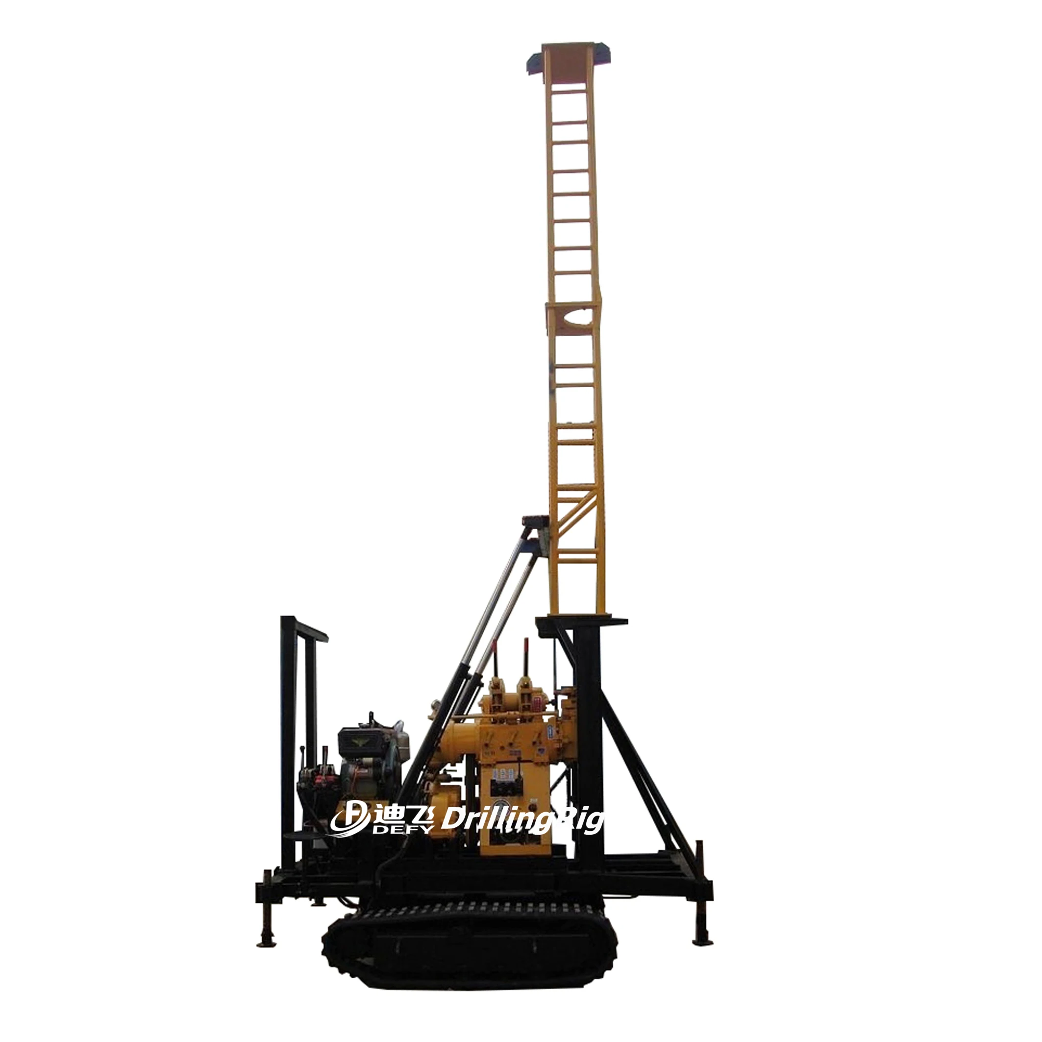 Fast speed DEFY crawler portable used rotary drilling rig XY-200C