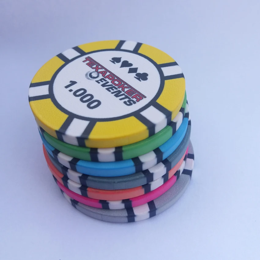 blank Casino Ceramic Chips  ceramic pokerchip with your LOGO