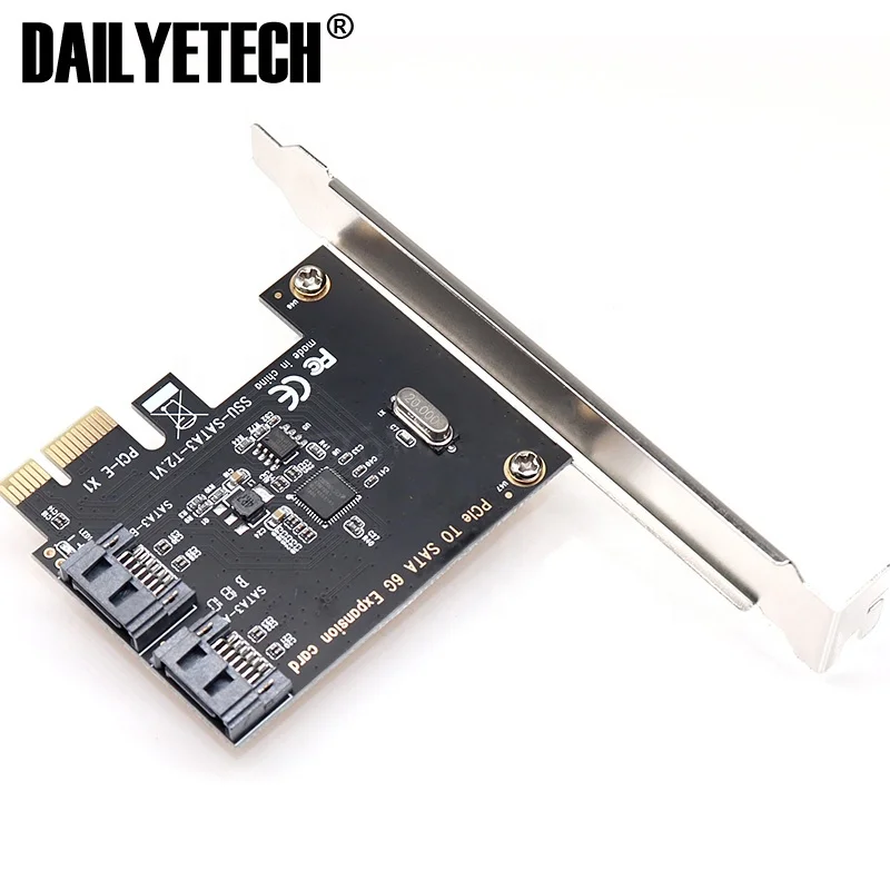  Плата расширения SATA PCI express на 3 0 2 порта контроллер
