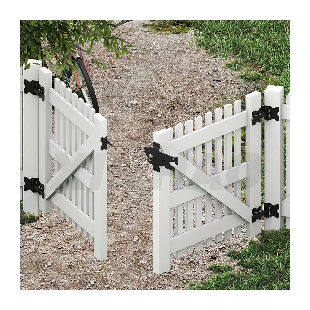 Регулируемые дверные петли и защелки из нержавеющей стали для забора на ферме из ПВХ высокого качества