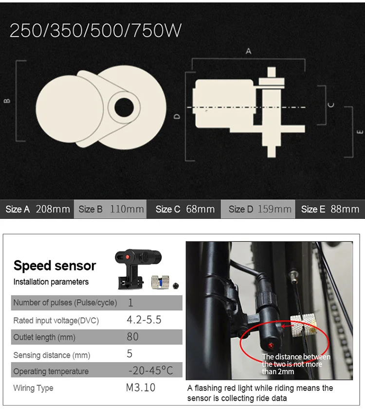 bafang bbs02b 36V 48V 750w mid motor electric bicycle conversion kit waterproof 250w 350w 500w ebike conversion kit