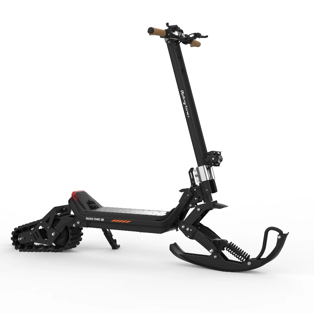 Ridingtimes G63 DIY 3in1 20.8Ah 30ah battery oil brake motor cable Motor Front electric snow sled ski scooter for adults