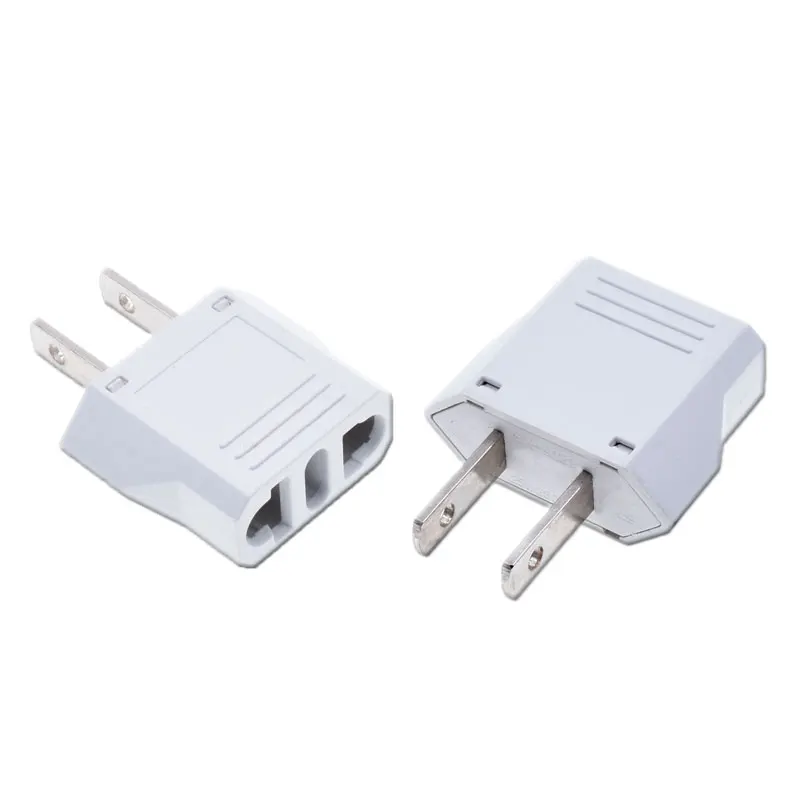EU Power Cord Cable To 2 Pin US JP CN Plug Adapter EU European To US American Japan China Travel Adapter Electrical Socket