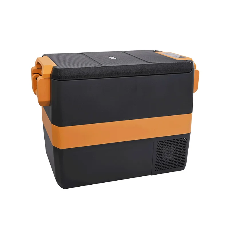 12 Volt Refrigerator 42 Quart (40 L) Dual Zone Portable Freezer With 12/24 V DC And 120-240 V AC Car Fridge For Van Truck