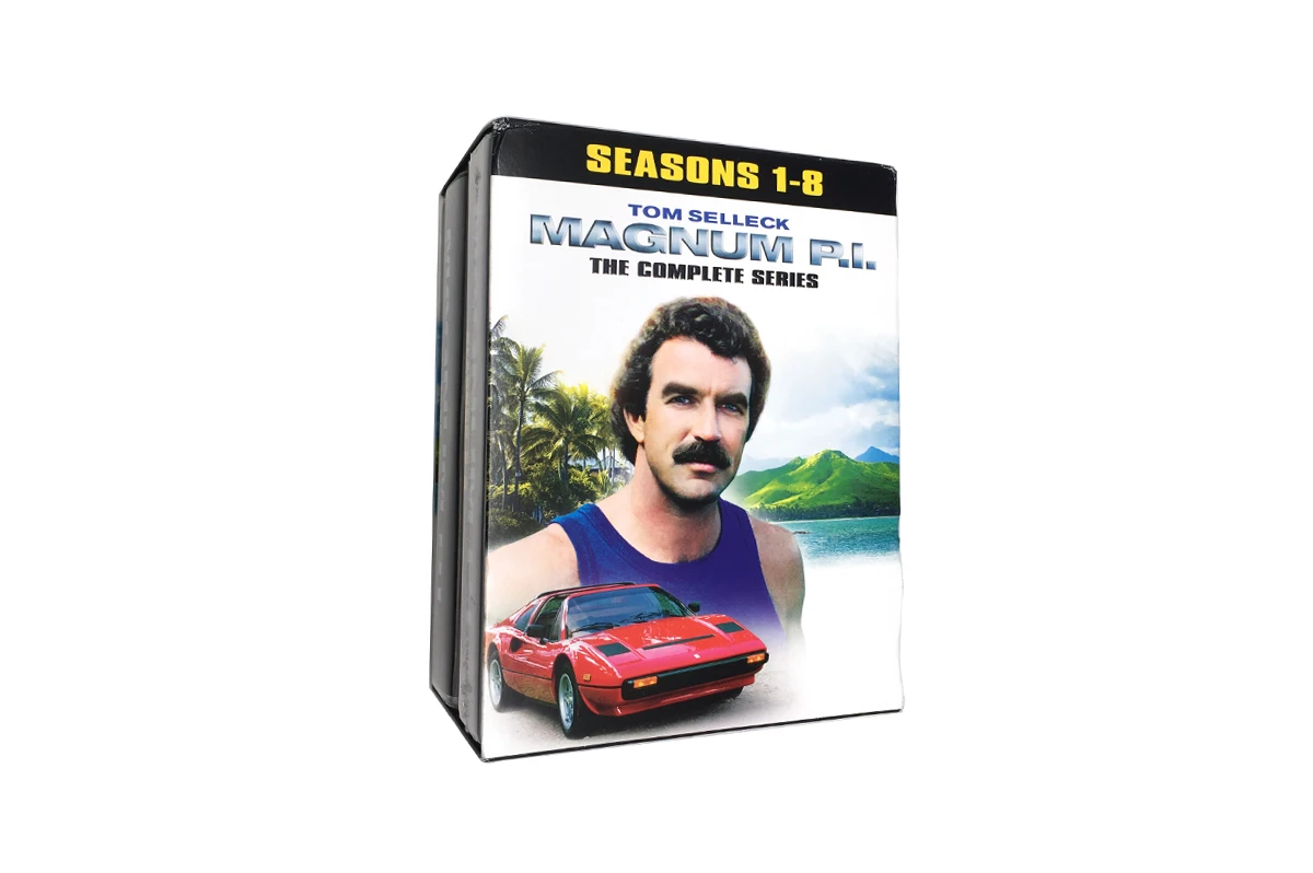 Magnum P.I  Season 1-8 The Complete Series 42 Discs Factory Wholesale DVD Movies TV Series Cartoon Region 1 DVD Free Ship