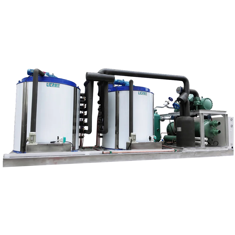 Flake Ice Machine Ice Maker 1 2 5 10 15 20 30 40 50 100 Tons Commercial Industrial Scale Flake Ice Making Machines