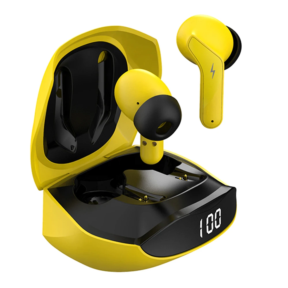 Stylish and unique design fully in-ear game wireless noise reduction and low delay headphones