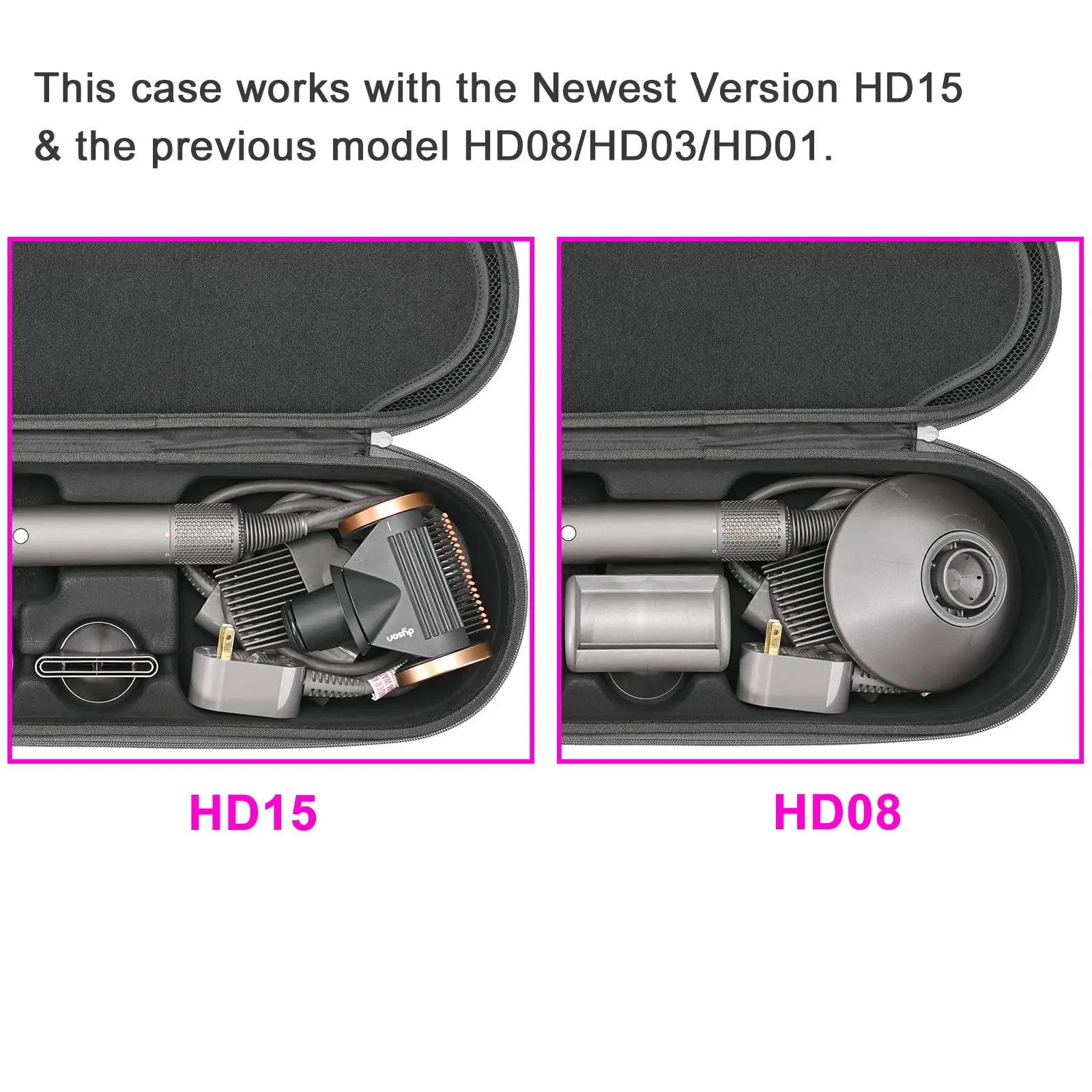 Hard Supersonic Accessories Case Supersonic Hair Dryer Storage Case