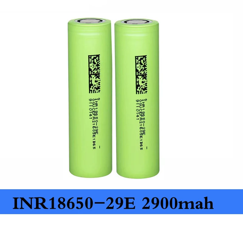 Ebike Battery DMEGC 3.7V 18650 29E 2900mAh INR18650-29E 3.7V 2C 2900MAH  INR18650-29E Dmegc 18650 Battery Cell