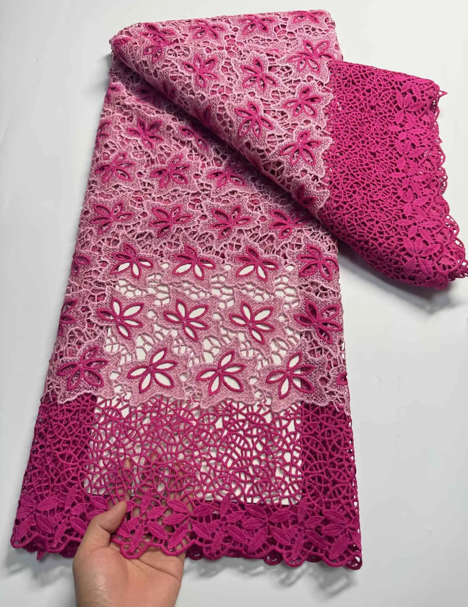 Price water soluble embroidered fabric for ladies african swiss guipure cord lace