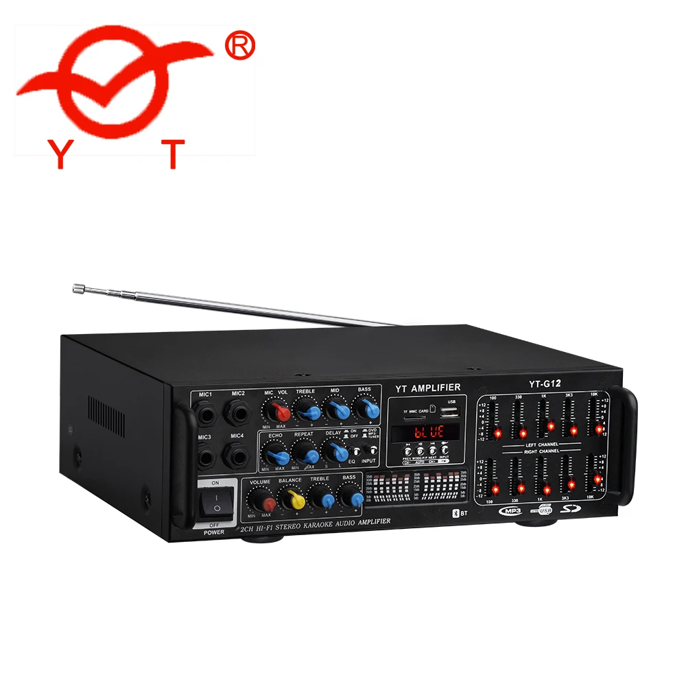 YT-G12 100 Вт профессиональный звуковой усилитель мощности