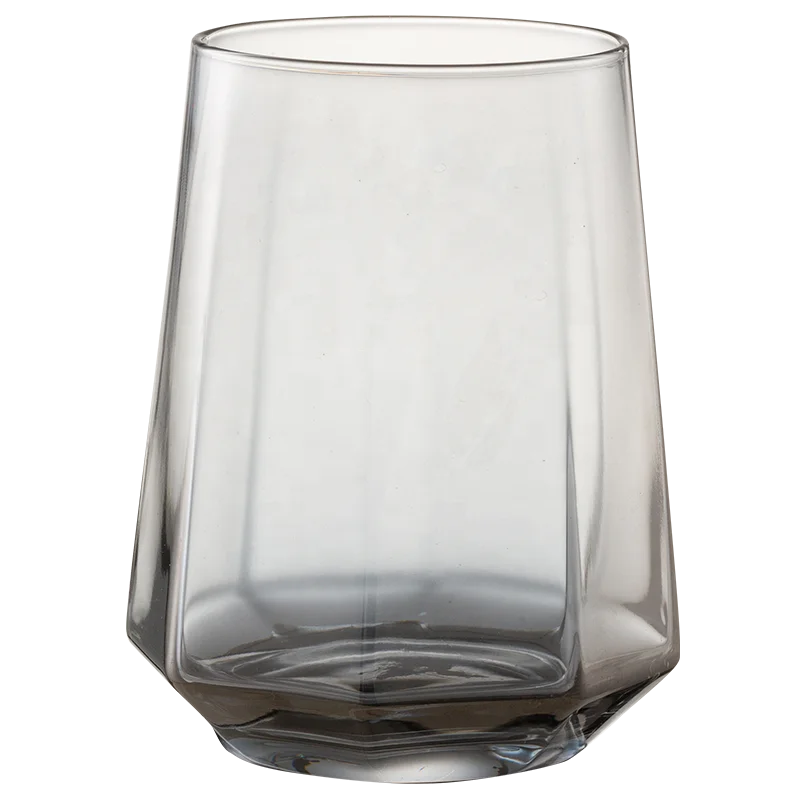 Стакан для виски в европейском стиле с шестисторонним алмазным стеклом, домашняя Бессвинцовая Хрустальная чашка с гальваническим покрытием, стакан для завтрака