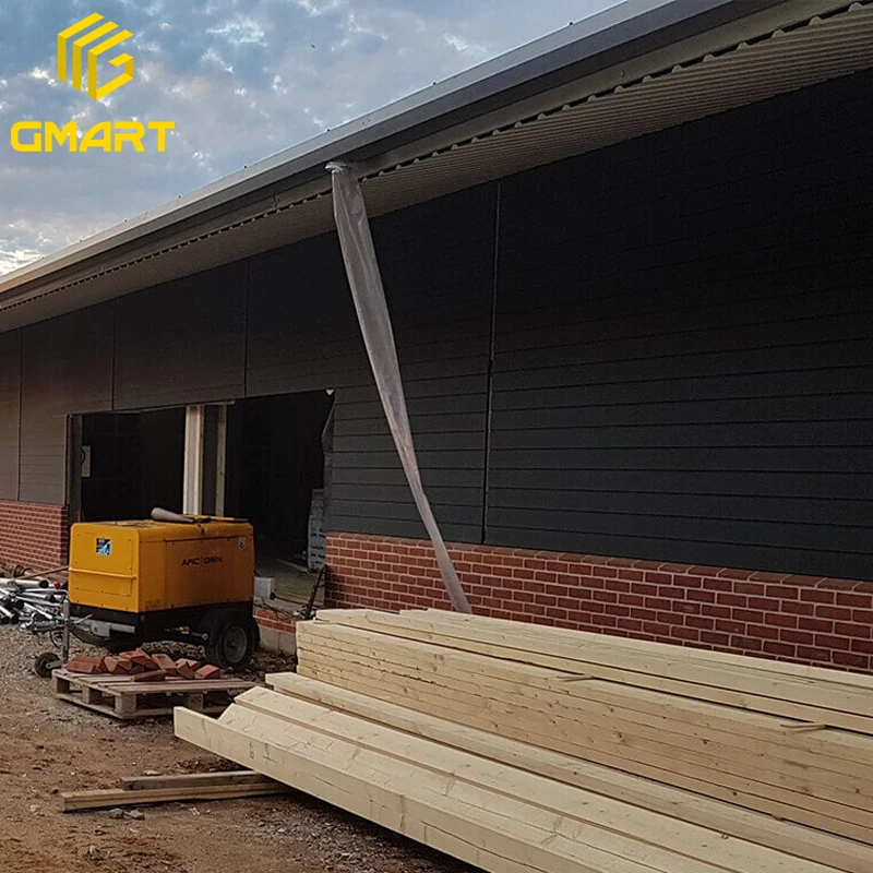 Instation Farm профиль быстро УФ-стойкий бетон хром Настенные покрытия внешние Wpc панели облицовка для украшения