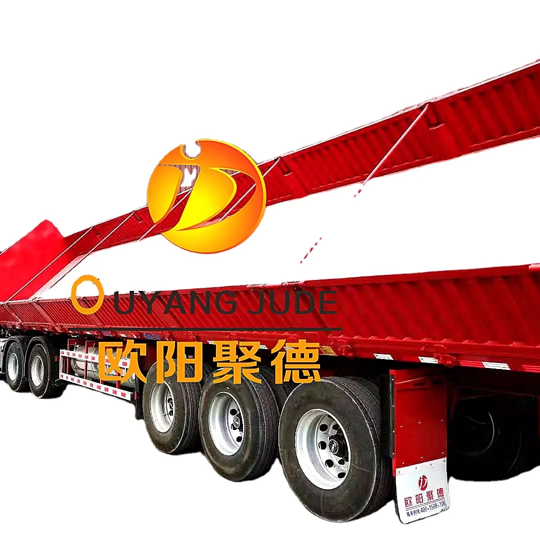 13 m side tipping tipper is light and easy to load and unload Truck Trailer
