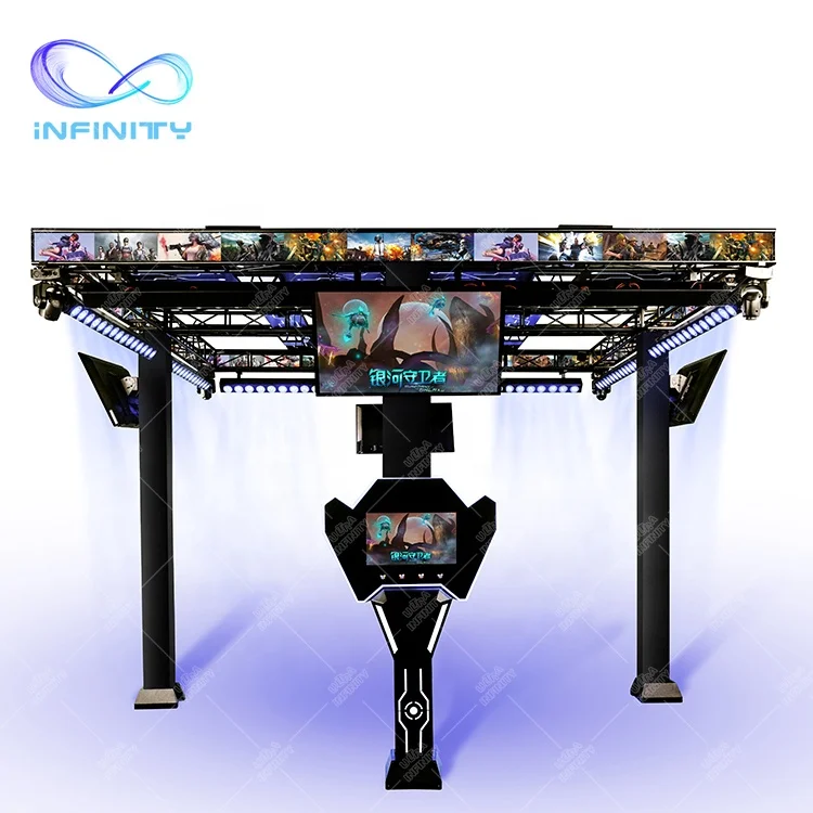 Amusement park virtual reality space indoor game park vr multiplayer games 4 players virtual reality vr space