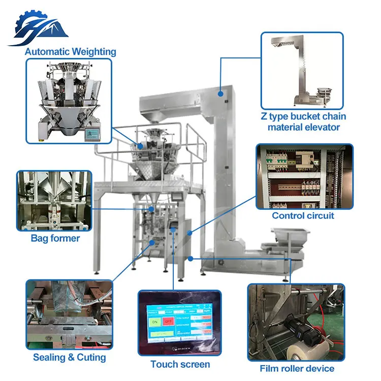 High speed rotary packing machine for dry vegetable seed