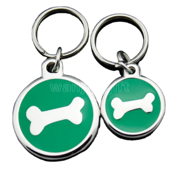 Custom Personalized Dog Pet Tag Bone Cute Dog Tags Your Own Logo Id Tag Dog