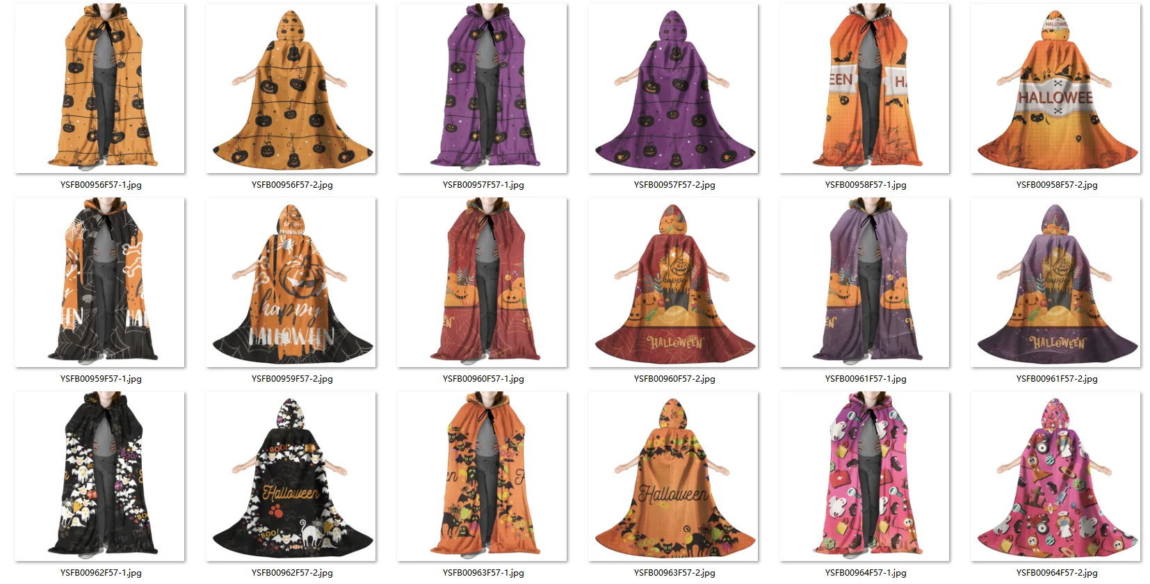 New Arrival Hooded Cloak Long Polyester Cape Robe Halloween Carnival Purim Coats Medieval Witch Costume for