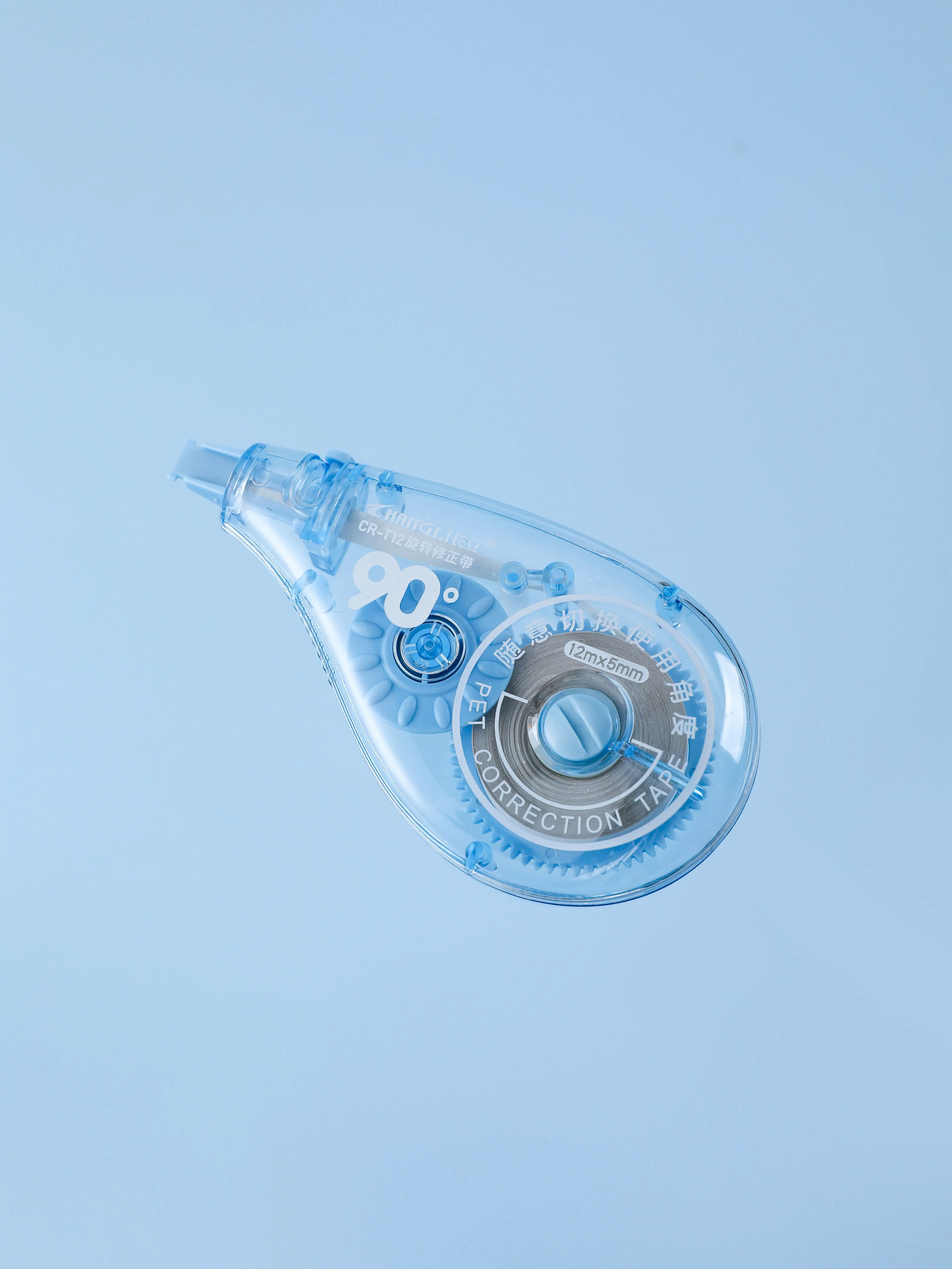 New school office stationery  student transparent customized creative plastic PET colored correction tape