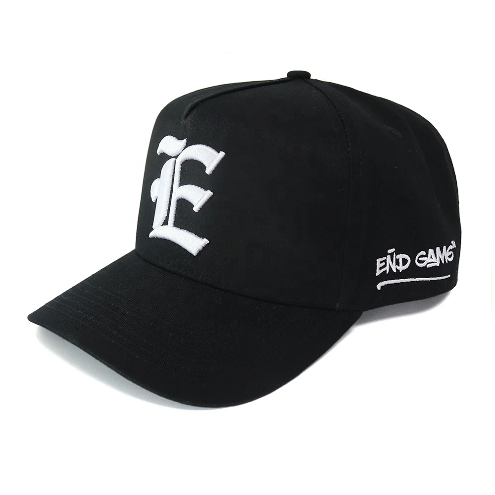 New Model Mid-Profile Unisex 5 Panel Baseball Cap Low Crown Hat With 3D Puff Embroidery Logo Adjustable Back Closure Hat