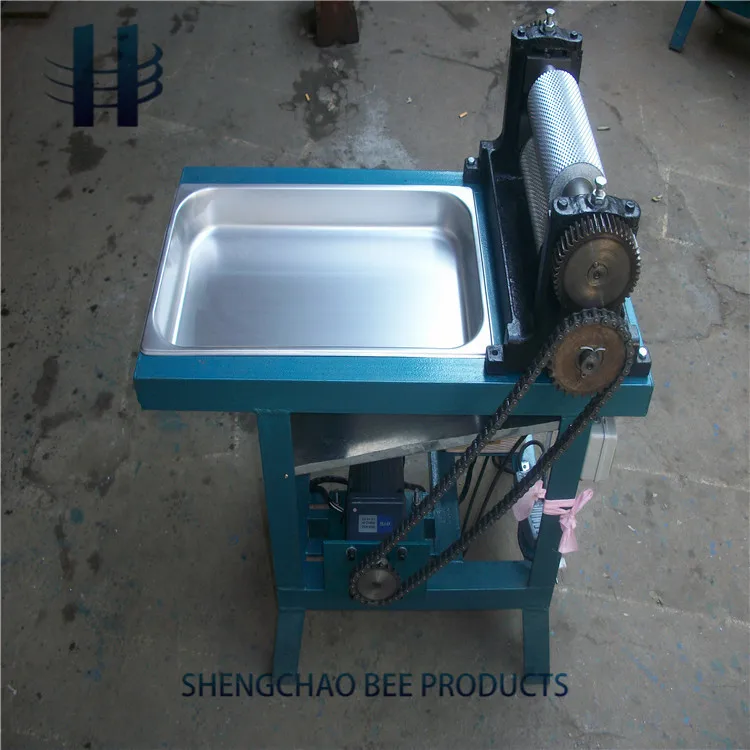 beeswax comb foundation roller mill machine bee wax foundation mill with aluminum alloy roller
