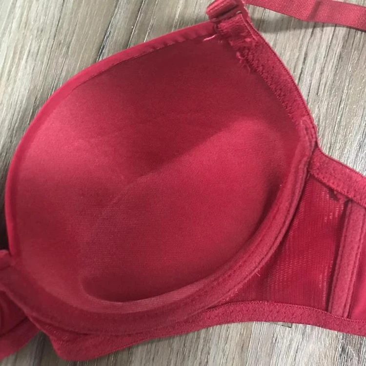Luxury daily half lace with pendant lift gathered bra