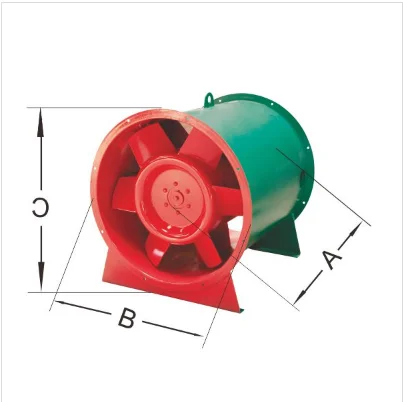 HTF high air flow Ventilation Industrial Smoke Exhaust Fire Fighting aspirator draft cooling circulation fan blower