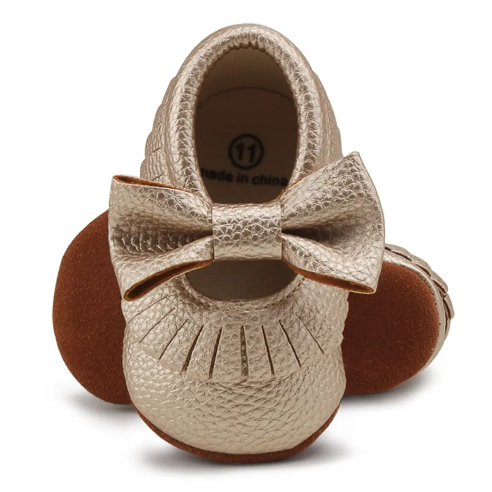
Spring Antumn Gold Eco-friendly leather baby walking Cheap Infant Shoes Eco-friendly leather baby walking Cheap Infant Shoes 