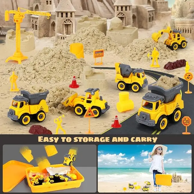 DIY Play  Building Castle  building Sand Construction Set