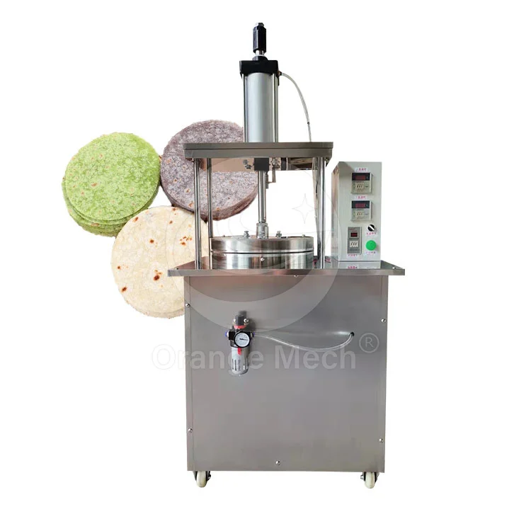 Industry Automatic Small Tabletop Corn Tortilla Press Bread Maker Roti Chapati Make Machine for Restaurant